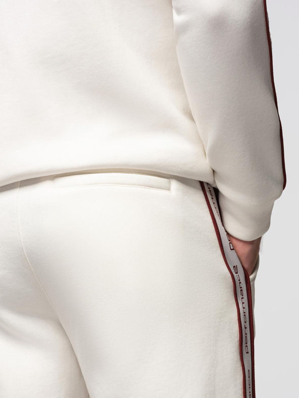 Ombre Clothing Muški set trenirke rastezljiva mikina + jogger hlače - bijela V2 Z113 Ombre Clothing