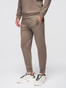 Ombre Clothing Muška trenirka mikina s ovratnikom + jogger hlače - sivo-smeđa V3 Z117 Ombre Clothing