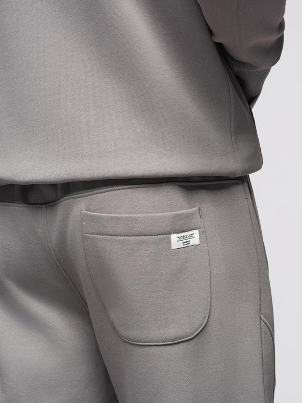 Ombre Clothing Muška trenirka mikina s kapuljačom + jogger hlače - siva V8 Z119 Ombre Clothing