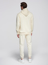 Ombre Clothing Muška pamučna trenirka klokanka + jogger hlače - kremasta V11 Z121 Ombre Clothing