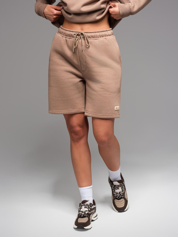 Ombre Clothing UNISEX trenirka mikina + šorts - smeđa V16 Z108 Ombre Clothing