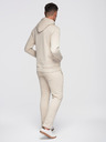 Ombre Clothing Muška trenirka mikina + hlače regular fit - bež V1 Z120 Ombre Clothing