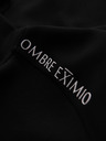 Ombre Clothing Muška mikina s stojećim ovratnikom i kapuljačom - crna V1 OM-SSZP-0216 Ombre Clothing