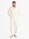 Ombre Clothing Muški trenerka set dukserica + trenirka joggers - kremasta V3 Z114 Ombre Clothing