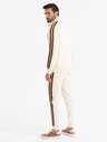 Ombre Clothing Muški trenerka set dukserica + trenirka joggers - kremasta V3 Z114 Ombre Clothing