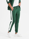 Ombre Clothing Muški oldschool trenerka set dukserica s kapuljačom + hlače jogger - tamno zelena V7 Z118 Ombre Clothing