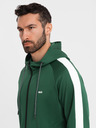 Ombre Clothing Muški oldschool trenerka set dukserica s kapuljačom + hlače jogger - tamno zelena V7 Z118 Ombre Clothing