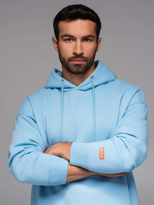 Ombre Clothing UNISEX trenerka majica + sortice - plava V8 Z110 Ombre Clothing