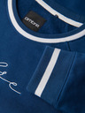 Ombre Clothing Muška majica sa raglan rukavom i kontrastnim detaljima - tamno plava V1 OM-SSNZ-0244 Ombre Clothing