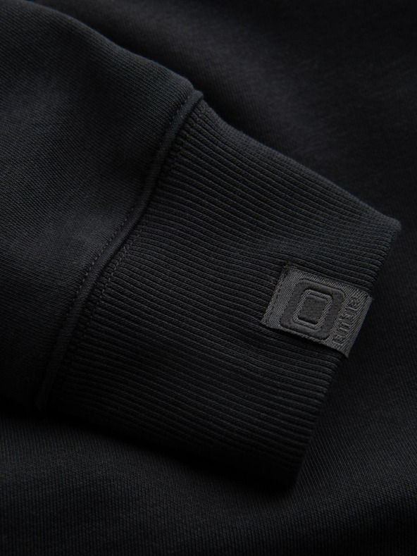 Ombre Clothing Muška majica sa kapuljačom i grafikom - crna V3 B1714 Ombre Clothing