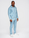 Ombre Clothing Muška trenerka majica + hlače regular fit - svjetlo plava V7 Z120 Ombre Clothing