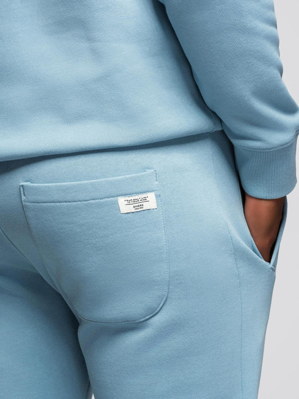 Ombre Clothing Muška trenerka majica + hlače regular fit - svjetlo plava V7 Z120 Ombre Clothing