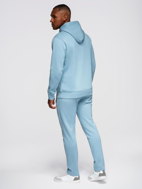 Ombre Clothing Muška trenerka majica + hlače regular fit - svjetlo plava V7 Z120 Ombre Clothing