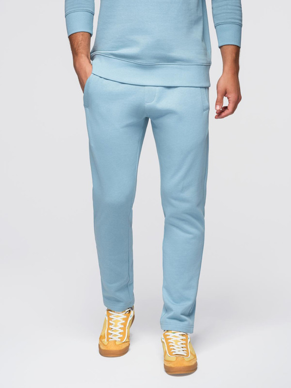 Ombre Clothing Muška trenerka majica sa okruglim izrezom + hlače regular fit - svjetlo plava V7 Z122 Ombre Clothing