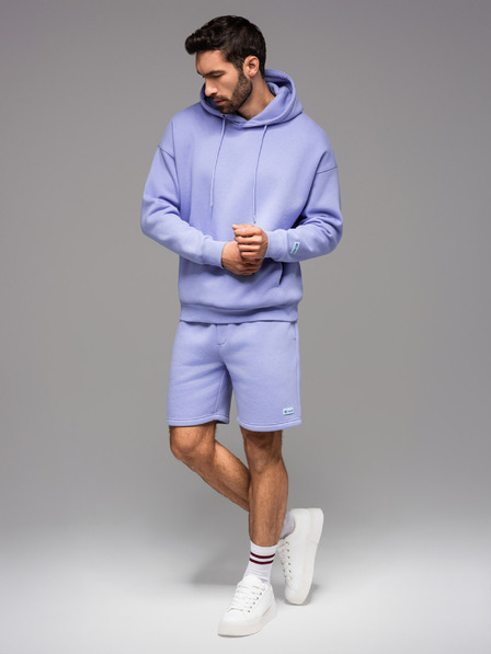 Ombre Clothing UNISEX trenerka majica + sortice - lavanda V9 Z110 Ombre Clothing