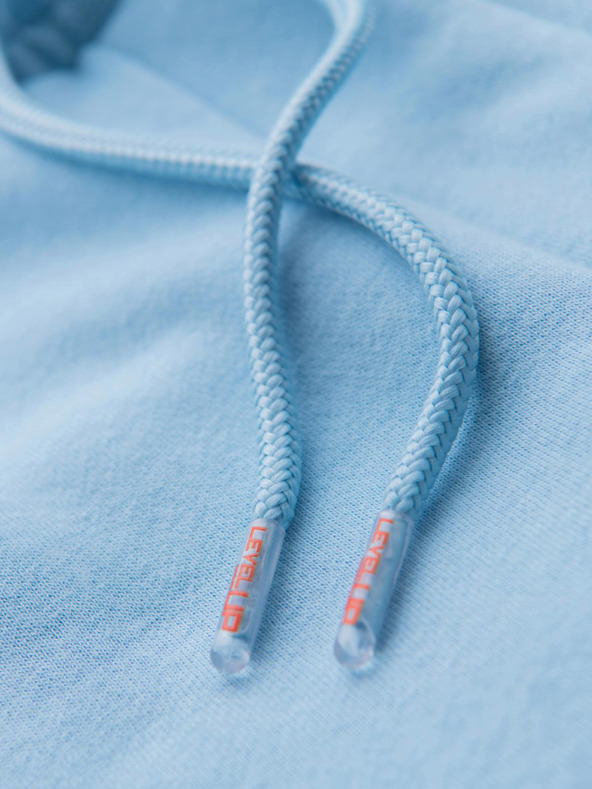 Ombre Clothing Unisex trenirke šortice sa rebrastim pojasom - plave V8 OU-SRBC-0101 Ombre Clothing