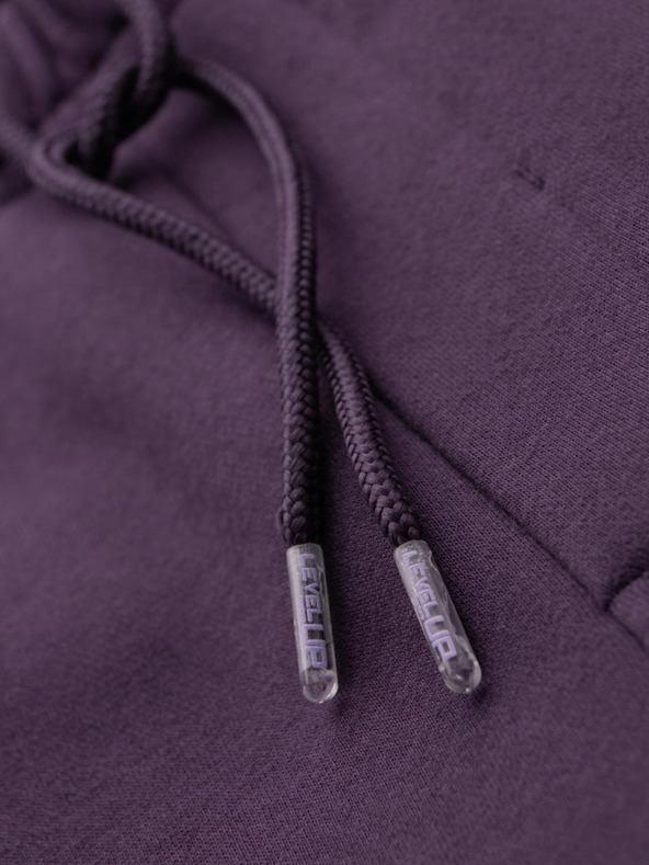 Ombre Clothing Unisex trenirke šortice sa vezicama u pasu - ljubicaste V13 OU-SRBC-0101 Ombre Clothing