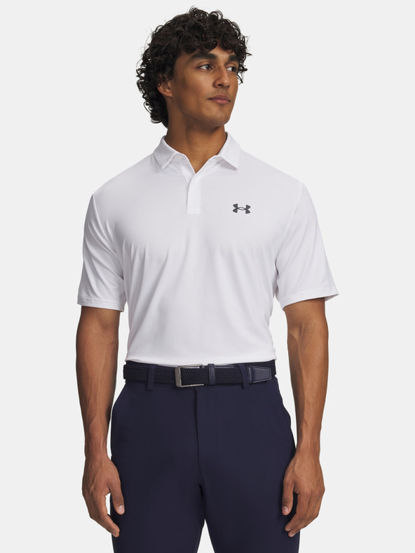 Under Armour Muška majica Under Armour UA Matchplay Polo-WHT