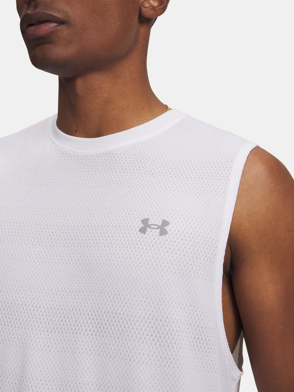Under Armour Muški prsluk Under Armour UA Velociti Tank-WHT