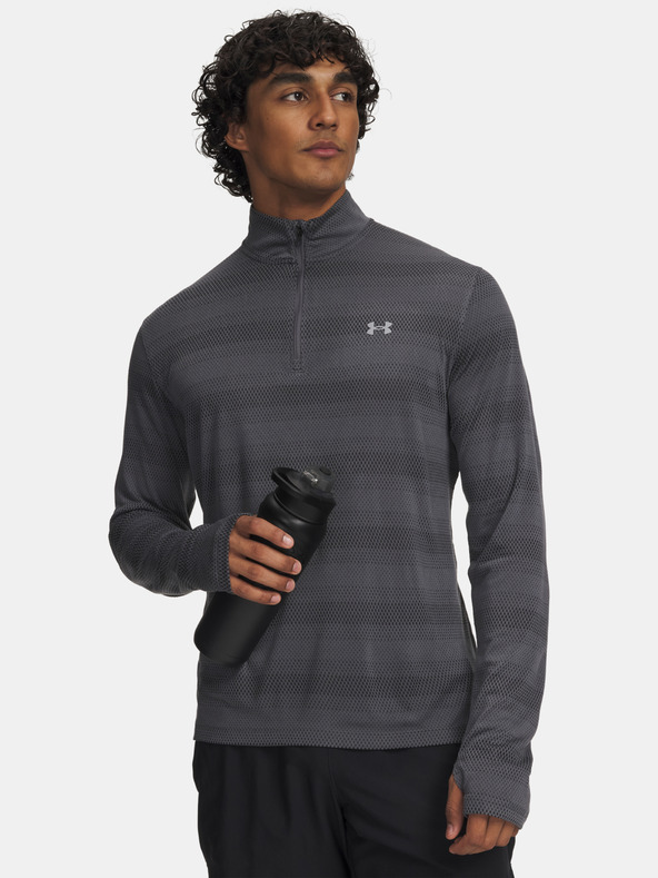 Under Armour Muška majica Under Armour UA Velociti 1/4 Zip-GRY