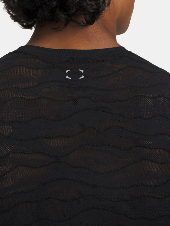 Under Armour Muška majica Under Armour UA Halo Jacquard LS-BLK