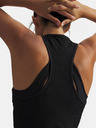 Under Armour Ženski top Under Armour UA Halo Jacquard Knit Tank-BLK