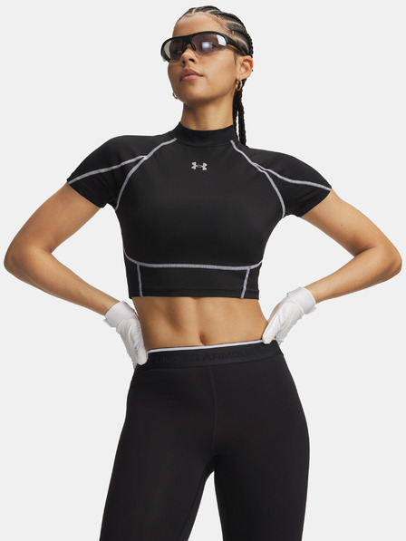 Under Armour Ženski t-shirt Under Armour HeatGear Elite Crop Mck SS-BLK
