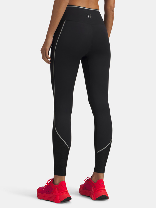 Under Armour Ženski tajice Under Armour UA Halo Jacquard Legging-BLK