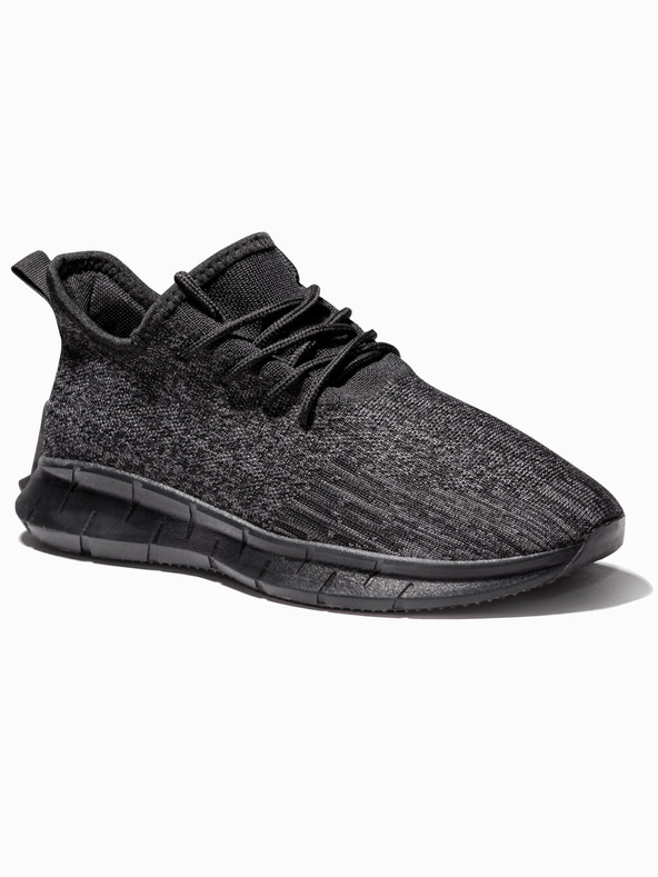 Ombre Clothing Crne muške tigraste tenisice Ombre Clothing