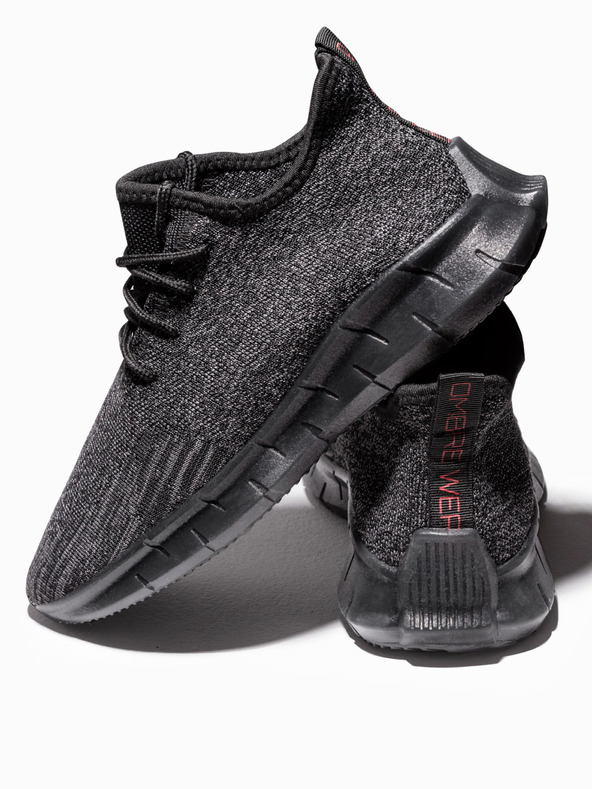 Ombre Clothing Crne muške tigraste tenisice Ombre Clothing