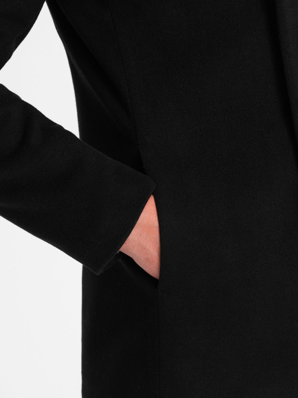 Ombre Clothing Crni muški kaput Ombre odjeća C501