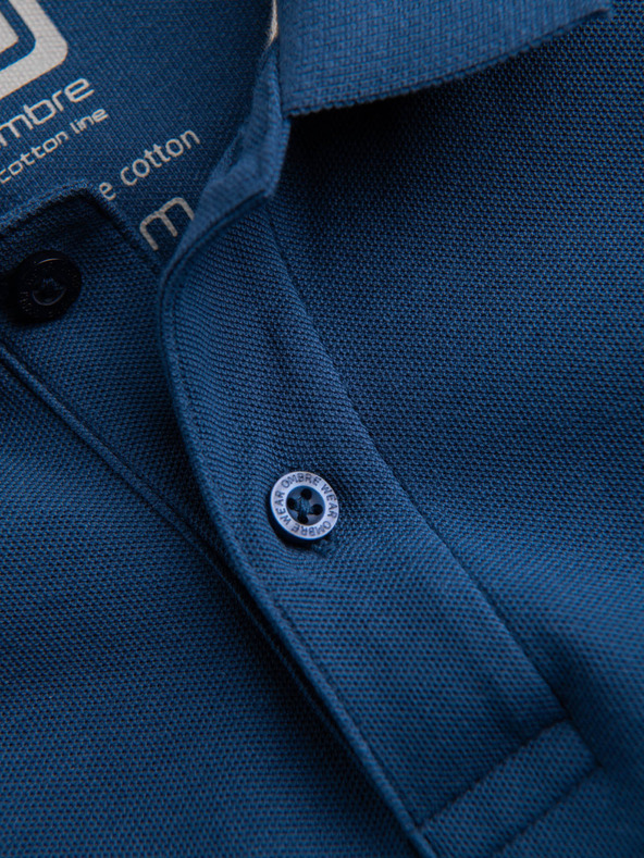 Ombre Clothing Tamnoplava muška basic polo majica Ombre Clothing