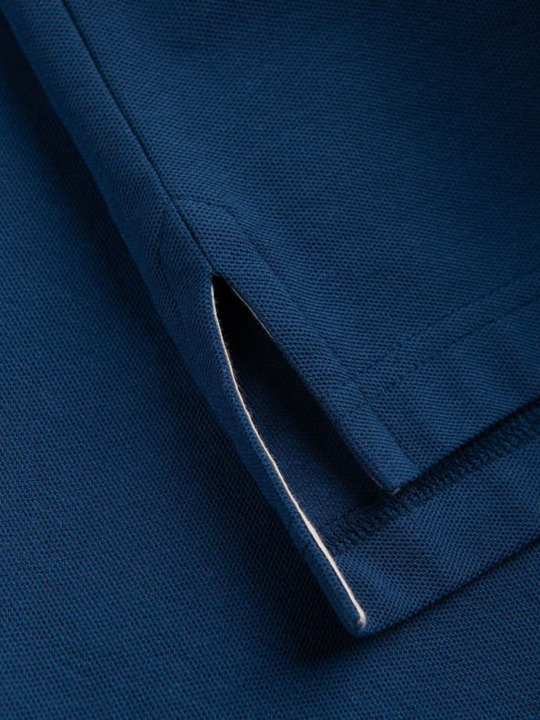 Ombre Clothing Tamnoplava muška basic polo majica Ombre Clothing