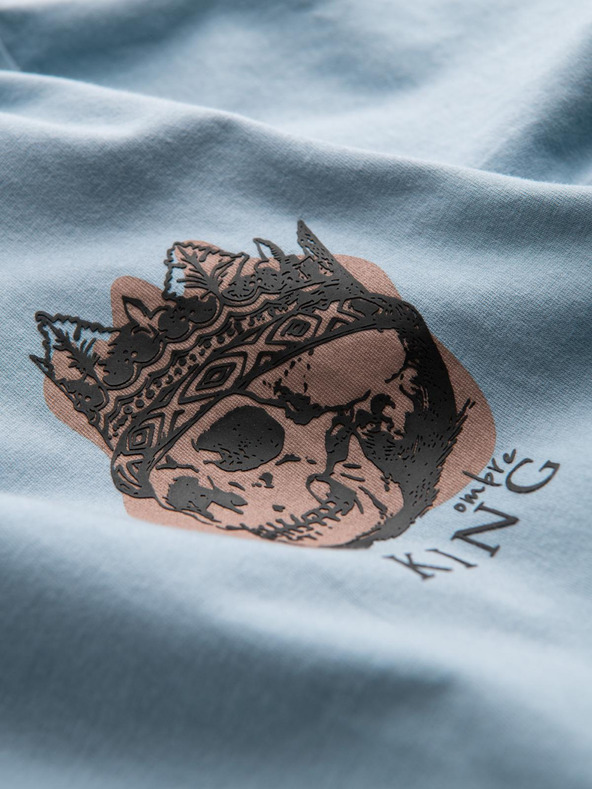 Ombre Clothing Svijetloplava muška majica Ombre Clothing