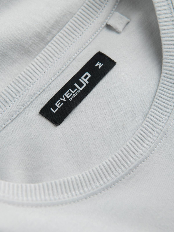 Ombre Clothing Svijetlo siva muška majica Ombre Clothing