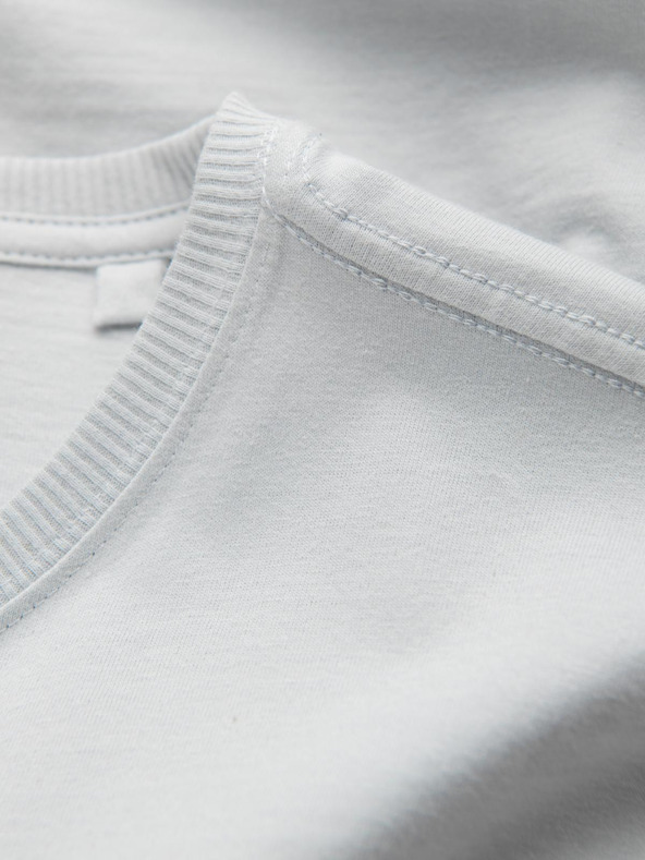 Ombre Clothing Svijetlo siva muška majica Ombre Clothing