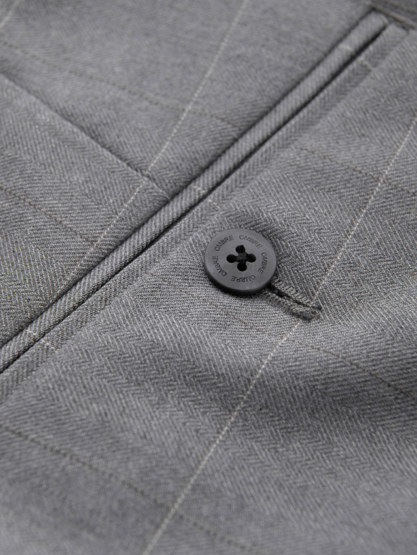 Ombre Clothing Ombre Clothing Muške sive karirane hlače