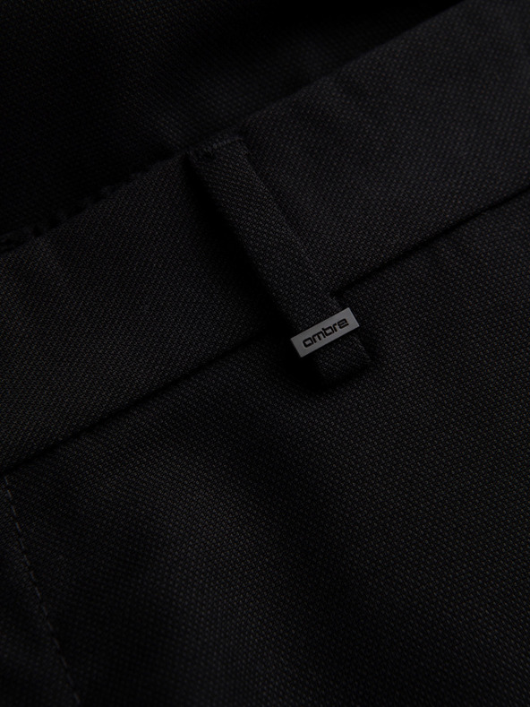 Ombre Clothing Crne muške chino hlače Ombre Clothing