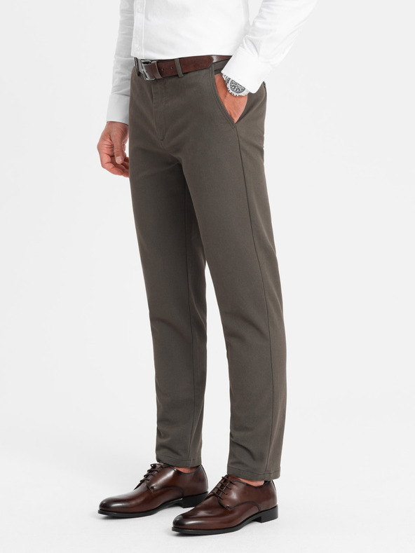 Ombre Clothing Kaki muške chino hlače Ombre odjeća