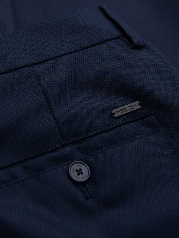 Ombre Clothing Tamnoplave muške uske chino hlače Ombre Clothing