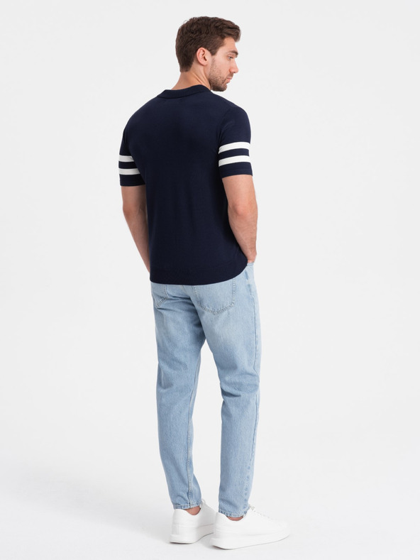 Ombre Clothing Tamnoplava muška polo majica Ombre Clothing