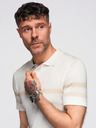 Ombre Clothing Ombre Clothing muška krem ​​polo majica