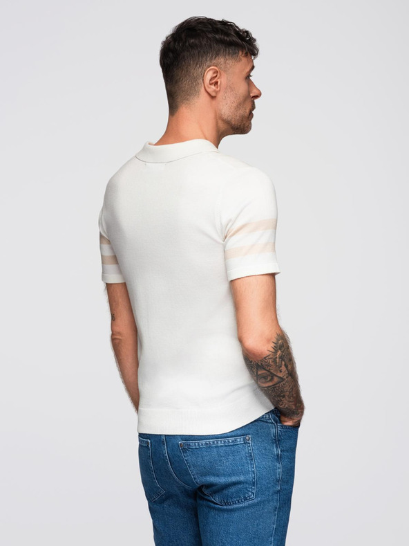 Ombre Clothing Ombre Clothing muška krem ​​polo majica