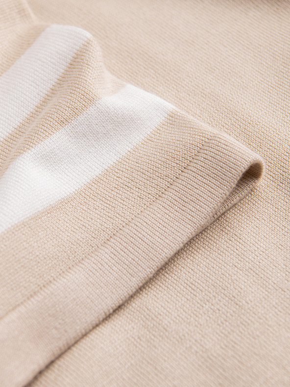 Ombre Clothing Bež muška polo majica Ombre Clothing