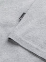 Ombre Clothing Svijetlo siva muška osnovna majica Ombre Clothing