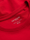 Ombre Clothing Crvena muška osnovna majica Ombre Clothing