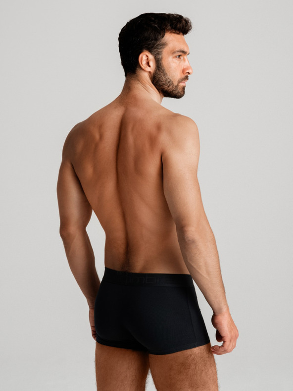 Ombre Clothing Komplet od tri muške bokserice u sivoj, bijeloj i crnoj Ombre odjeći