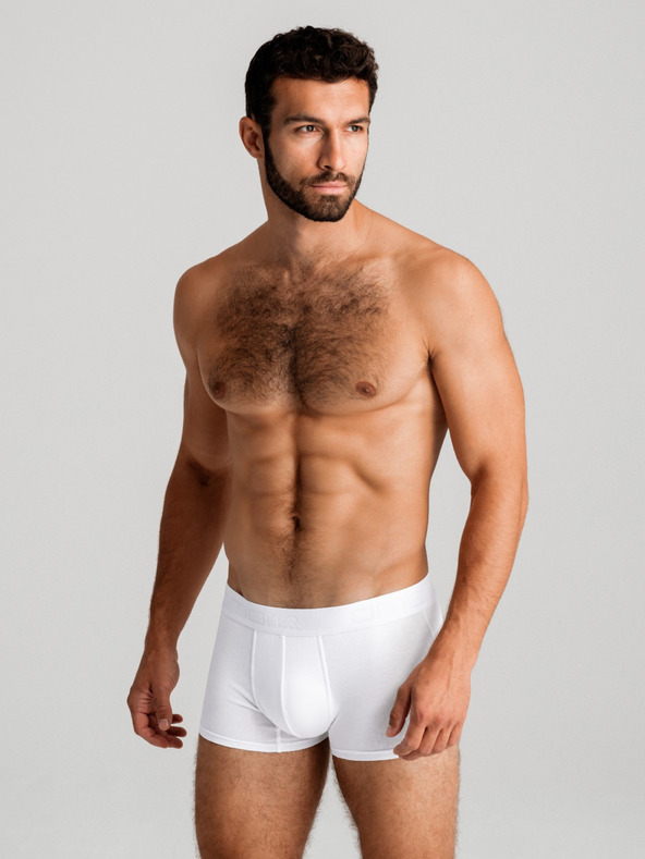 Ombre Clothing Komplet od tri muške bokserice u sivoj, bijeloj i crnoj Ombre odjeći