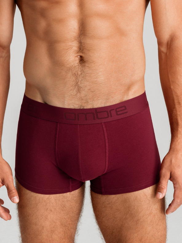 Ombre Clothing Komplet od tri muške bokserice u sivoj, bordo i crnoj Ombre odjeći