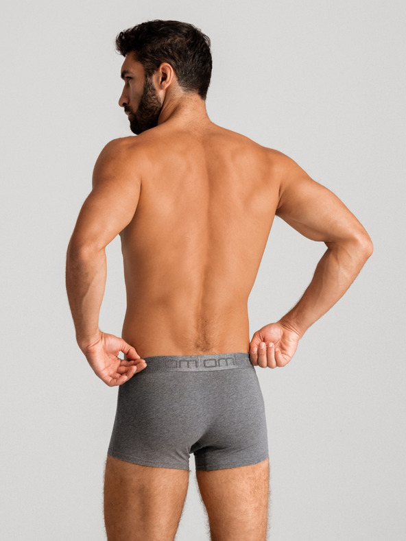 Ombre Clothing Komplet od tri muške bokserice u sivoj, bordo i crnoj Ombre odjeći